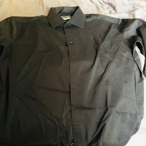 Kenneth Cole Reaction slim fit black dress shirt